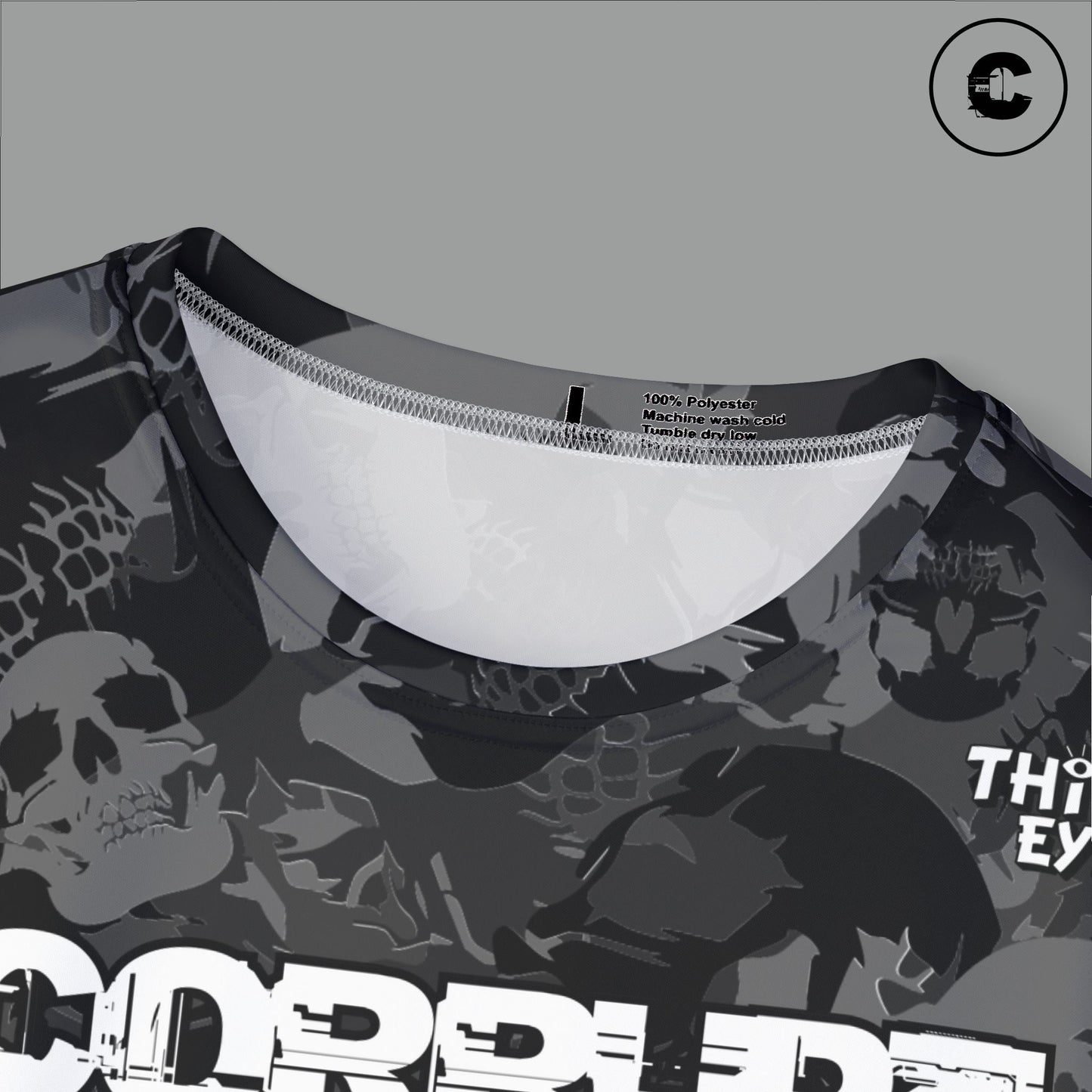 Corrupt Tech Tee Skull Camo