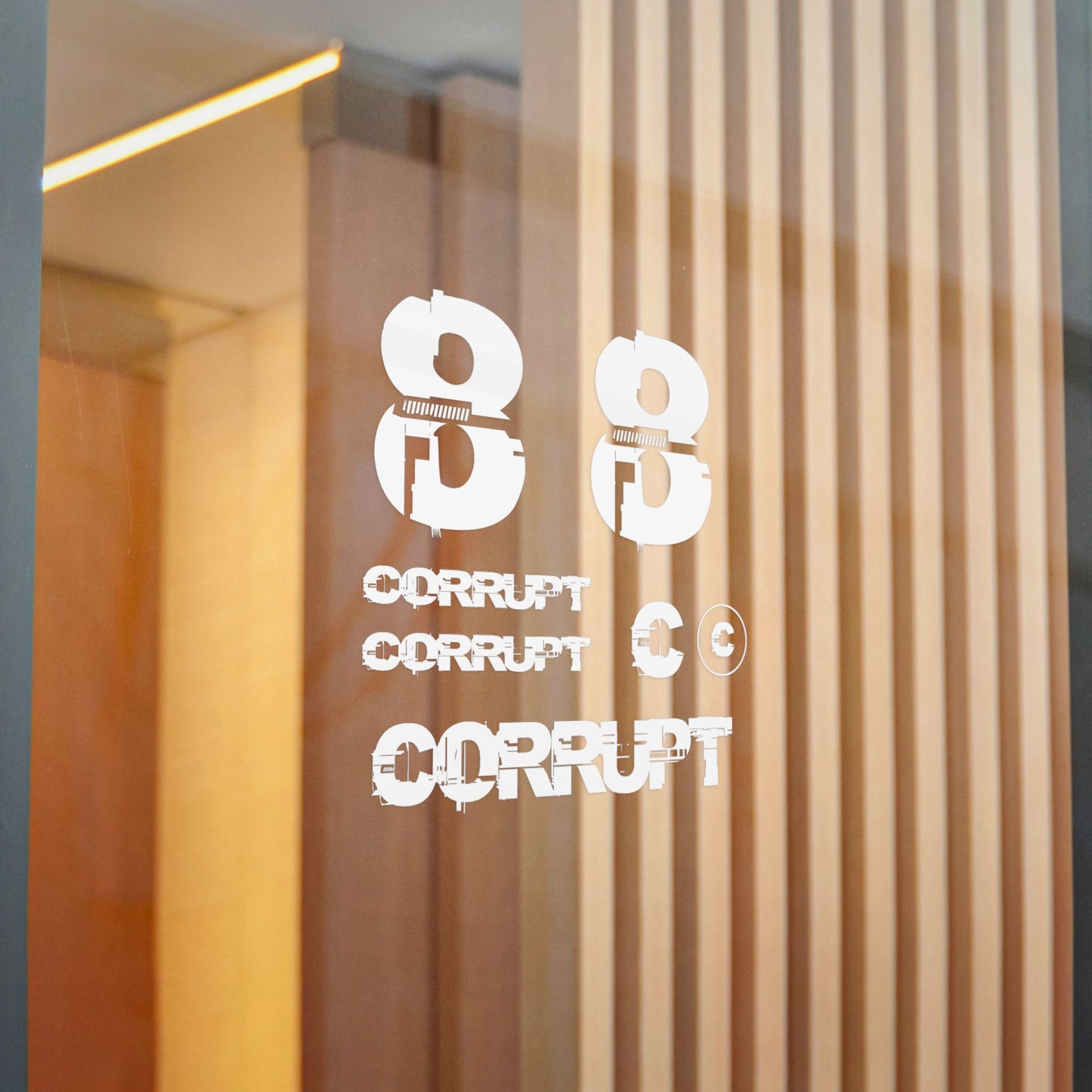 Sticker Pack White Number 8