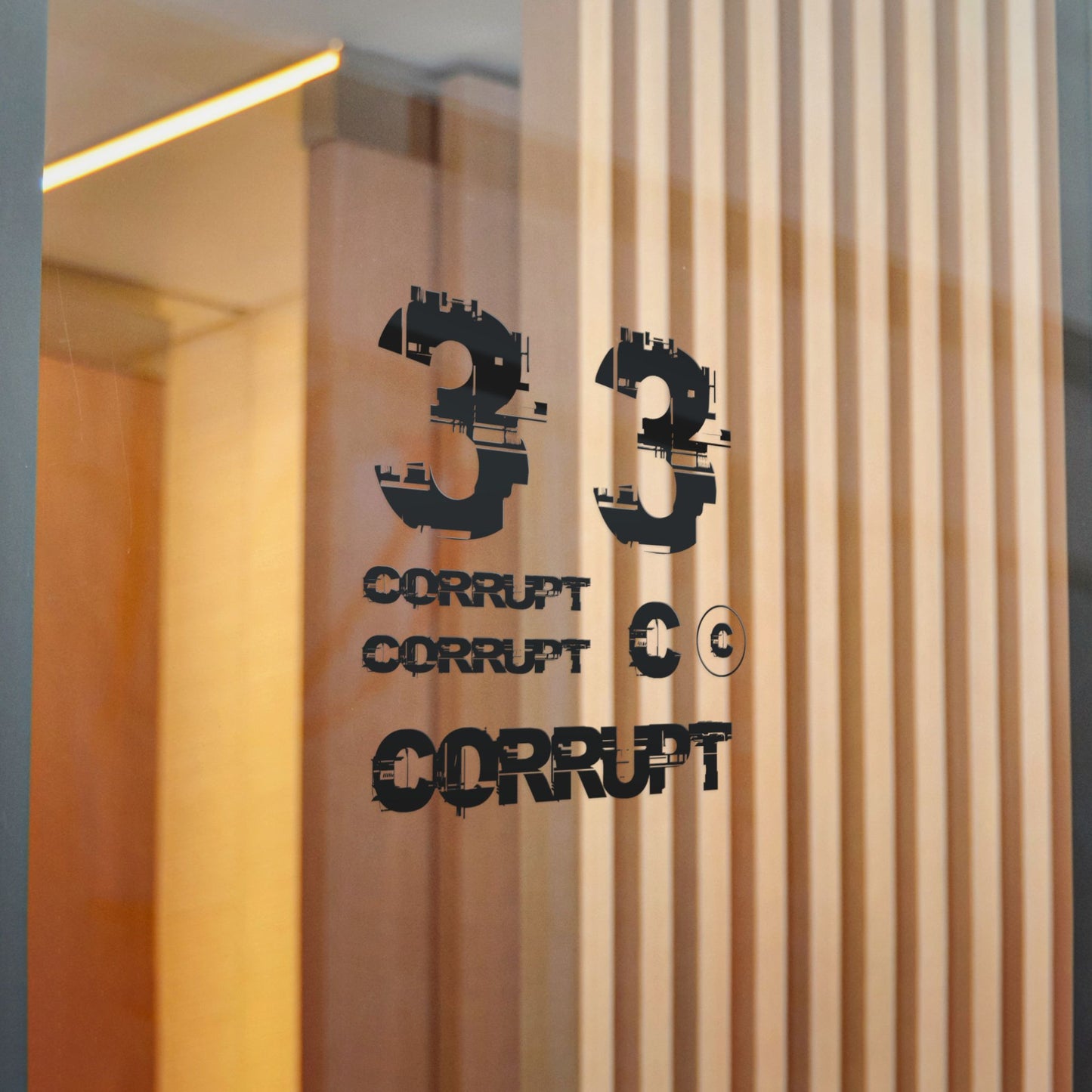 Sticker Pack Black Number 3