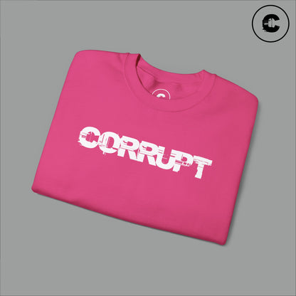 Corrupt Sweatshirt White Logo
