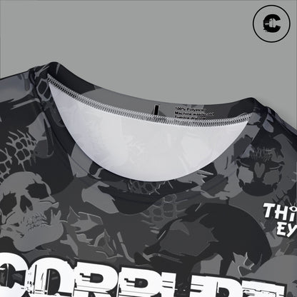 Corrupt Tech Tee Skull Camo