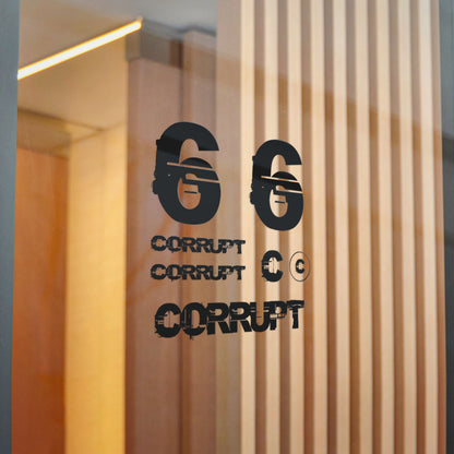 Sticker Pack Black Number 6