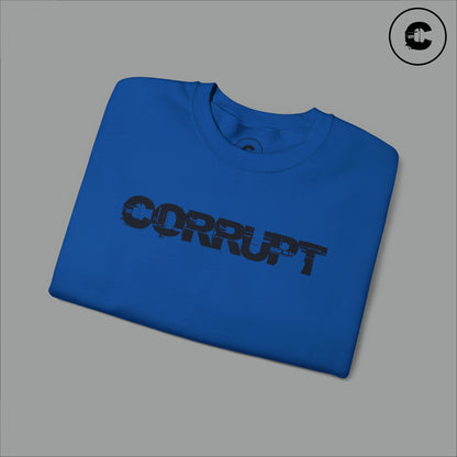 Corrupt Sweatshirt Black Logo