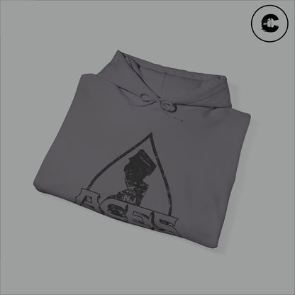 NJ Aces Hoodie Black Logo