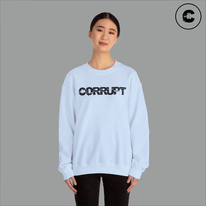 Corrupt Sweatshirt Black Logo