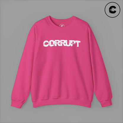 Corrupt Sweatshirt White Logo