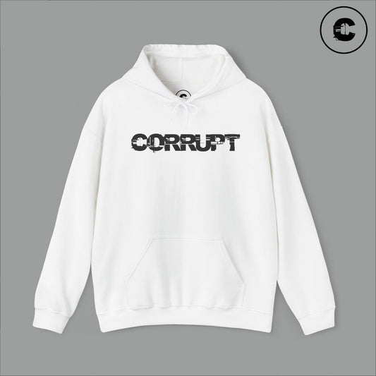 Corrupt Hoodie Black Logo