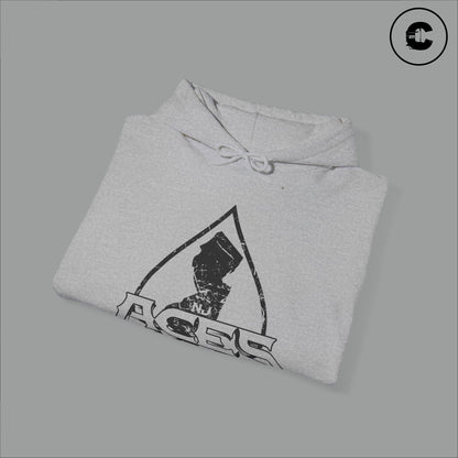 NJ Aces Hoodie Black Logo