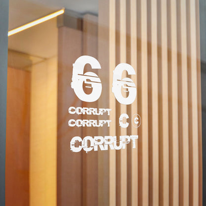 Sticker Pack White Number 6