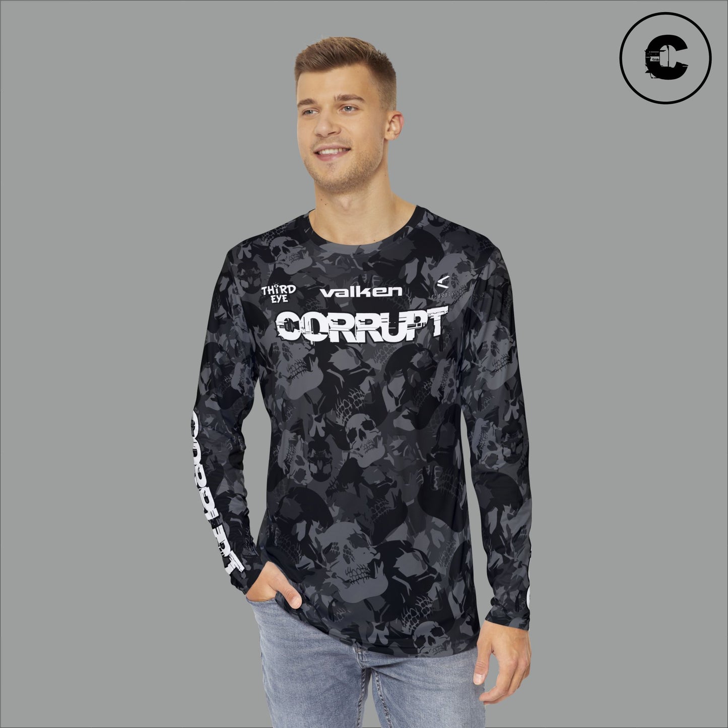 Corrupt Custom Skull Camo Long sleeve 2025
