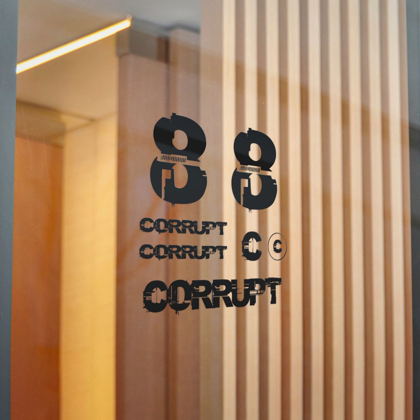 Sticker Pack Black Number 8