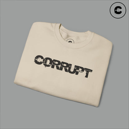 Corrupt Sweatshirt Black Logo