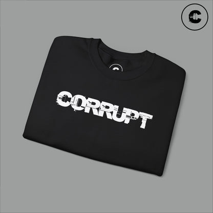 Corrupt Sweatshirt White Logo