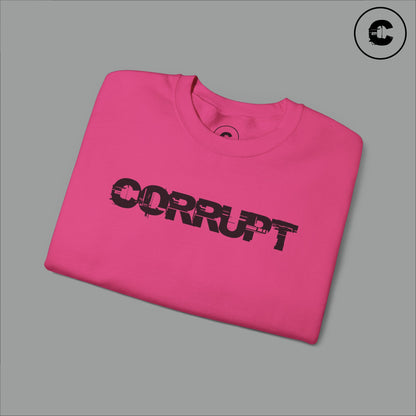 Corrupt Sweatshirt Black Logo