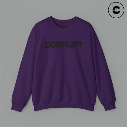 Corrupt Sweatshirt Black Logo