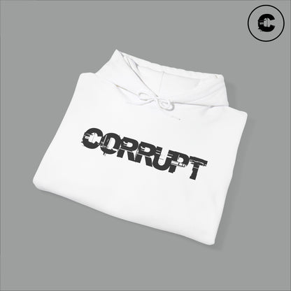 Corrupt Hoodie Black Logo