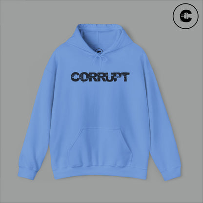 Corrupt Hoodie Black Logo