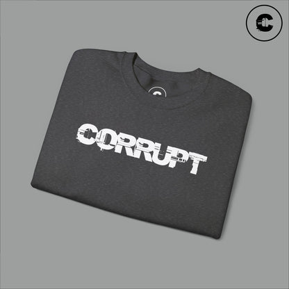 Corrupt Sweatshirt White Logo