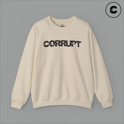 Corrupt Sweatshirt Black Logo