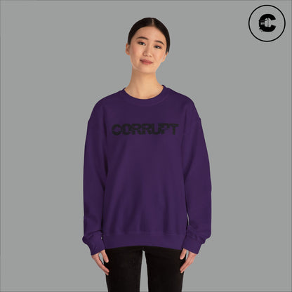 Corrupt Sweatshirt Black Logo