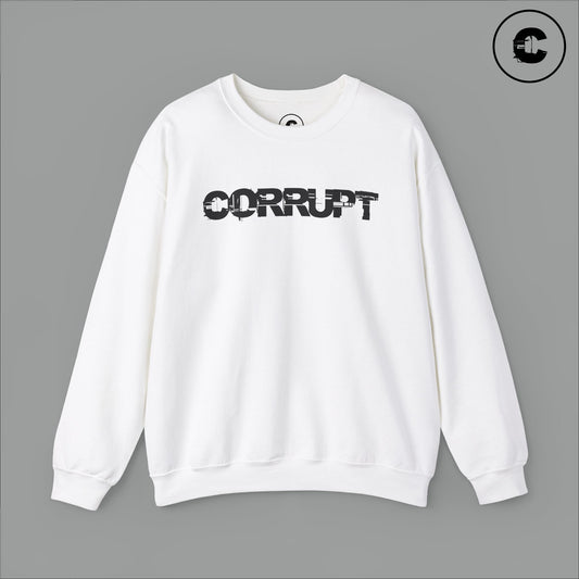 Corrupt Sweatshirt Black Logo