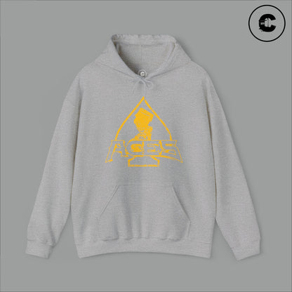 NJ Aces Hoodie Yellow Logo