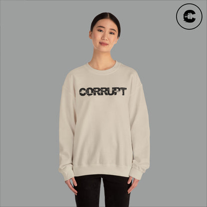Corrupt Sweatshirt Black Logo