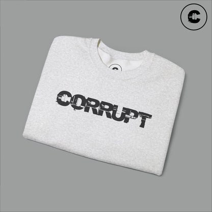 Corrupt Sweatshirt Black Logo