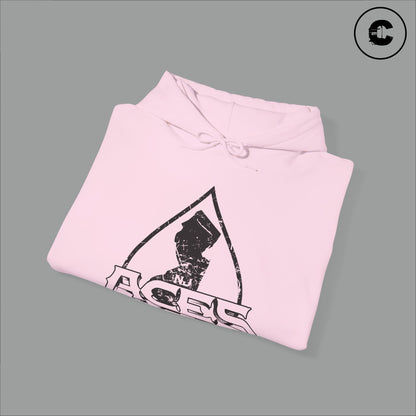 NJ Aces Hoodie Black Logo