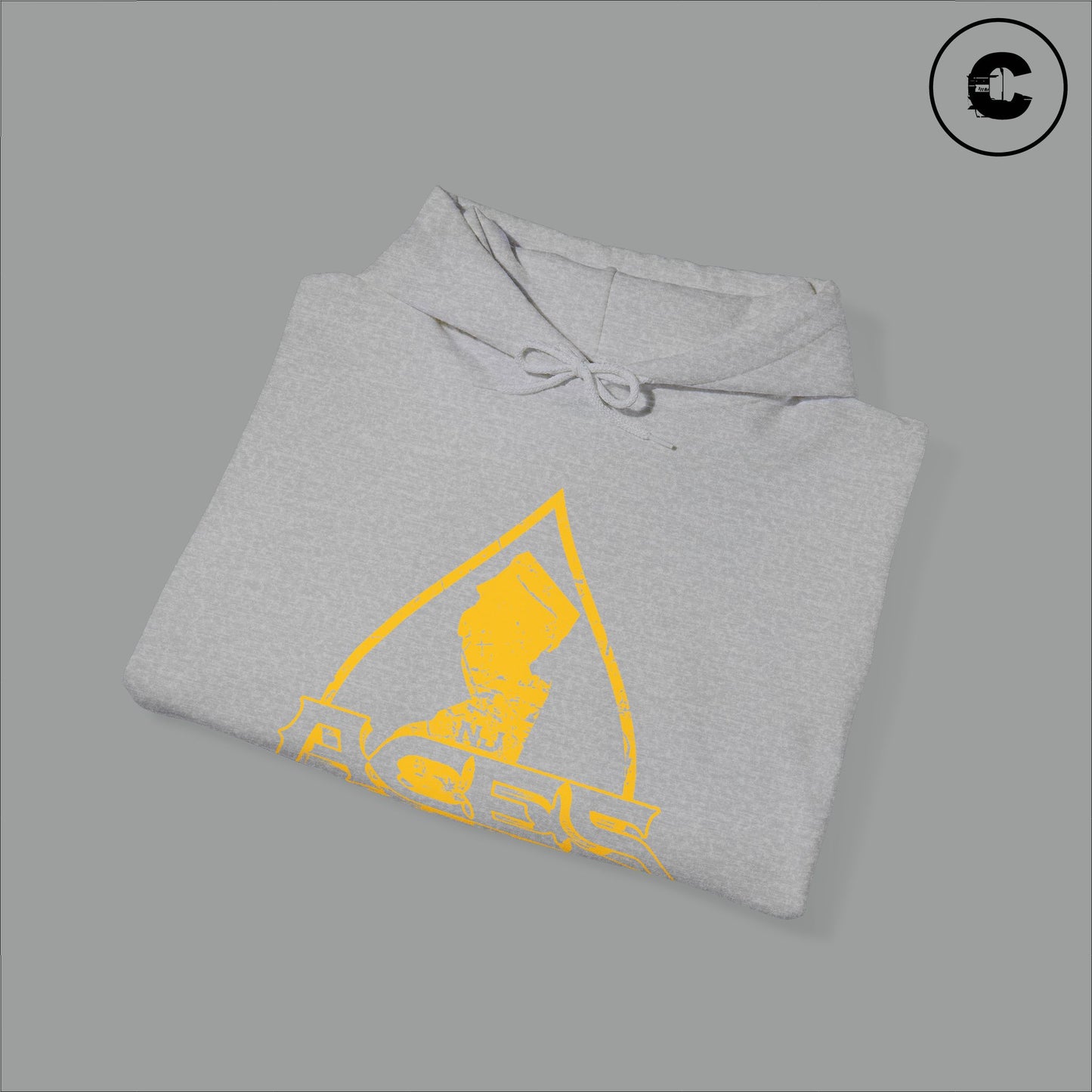 NJ Aces Hoodie Yellow Logo