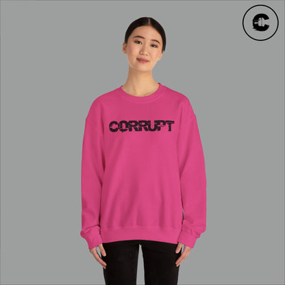Corrupt Sweatshirt Black Logo