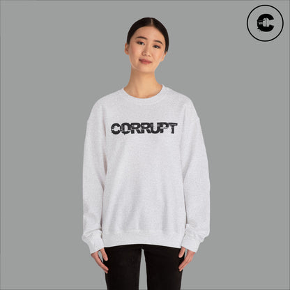 Corrupt Sweatshirt Black Logo