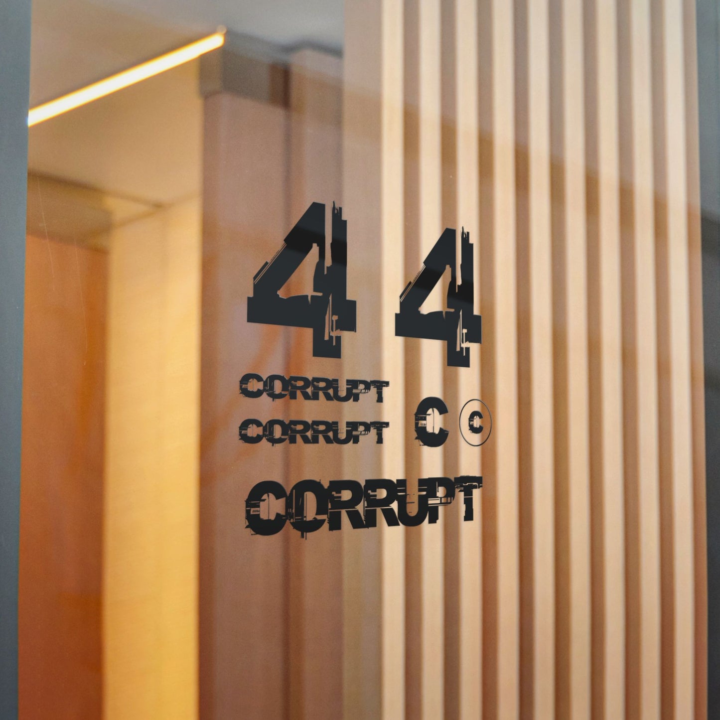 Sticker Pack Black Number 4