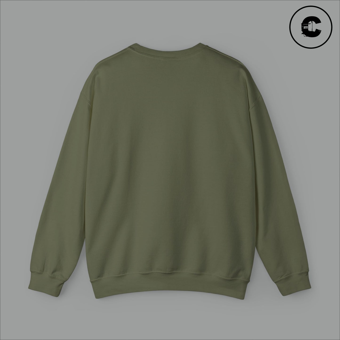 Corrupt Sweatshirt White Logo