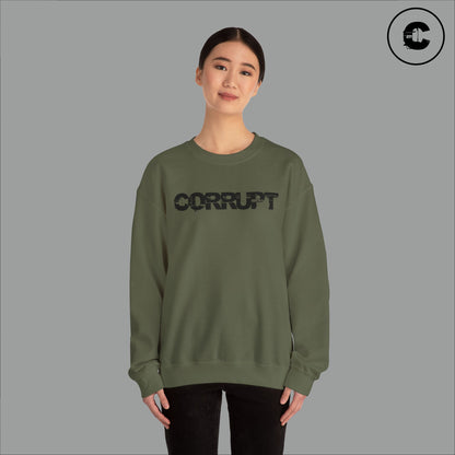 Corrupt Sweatshirt Black Logo