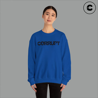 Corrupt Sweatshirt Black Logo