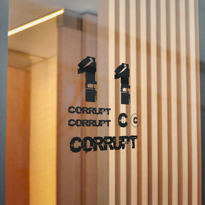 Sticker Pack Black Number 1