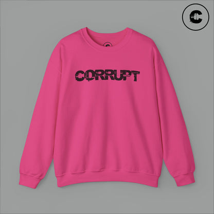 Corrupt Sweatshirt Black Logo
