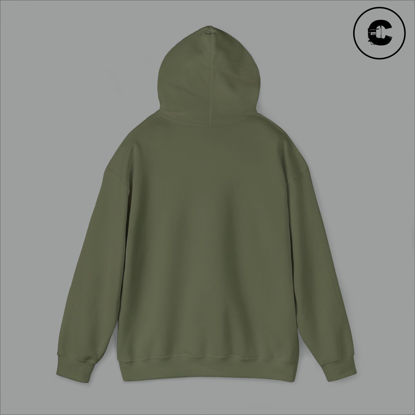 Corrupt Hoodie White Logo