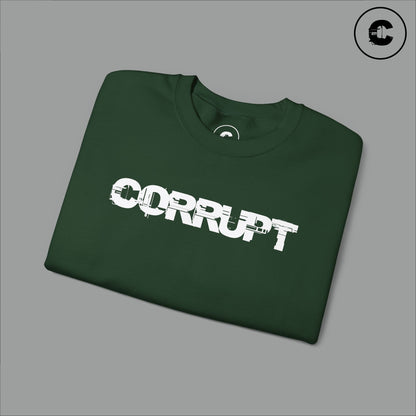 Corrupt Sweatshirt White Logo