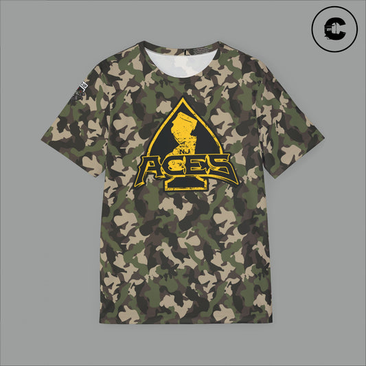 NJ Aces Camo Tech Tee