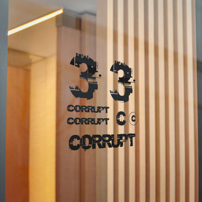 Sticker Pack Black Number 3